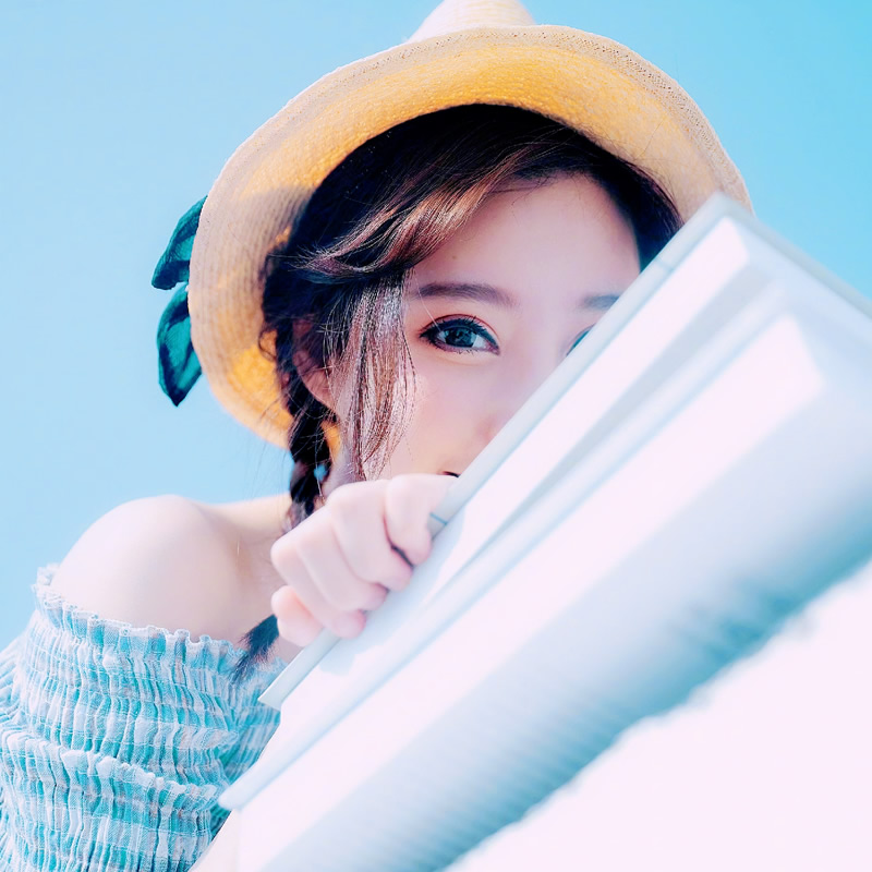 清纯少女头像清新