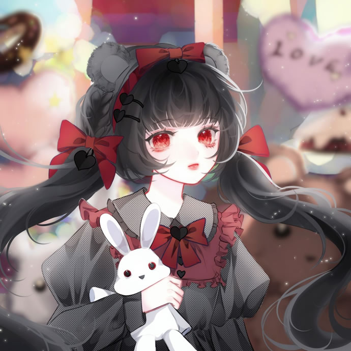 二次元美女头像图片唯美