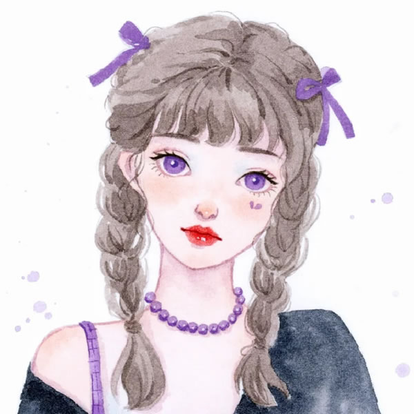 2025漫画头像女生