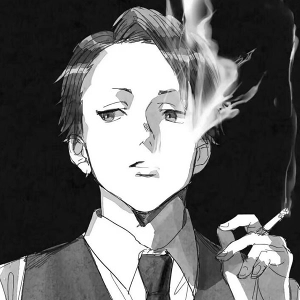 帅气高冷动漫男生头像图片