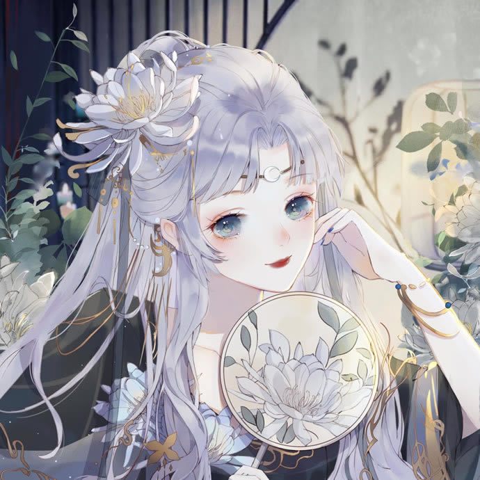 二次元美女头像图片唯美