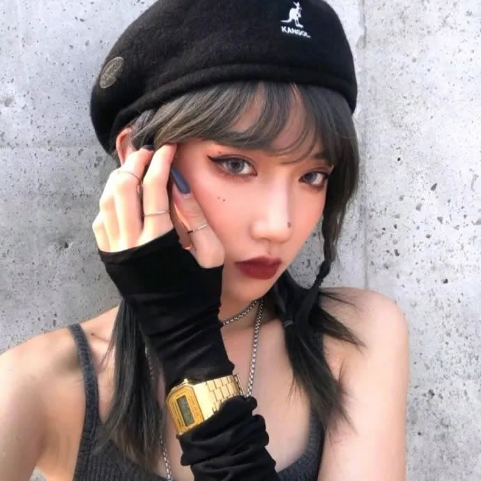 帅气撩人高冷女生头像