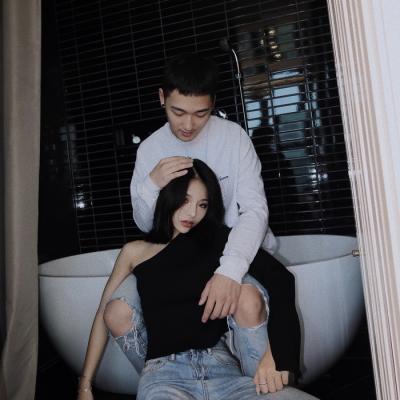 超甜恩爱时尚情侣头像一男一女图片