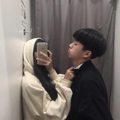 真人男女朋友夫妻微信头像一左一右