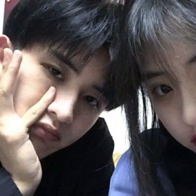 情头一男一女两张真人