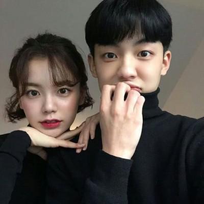 真人男女朋友夫妻微信头像一左一右