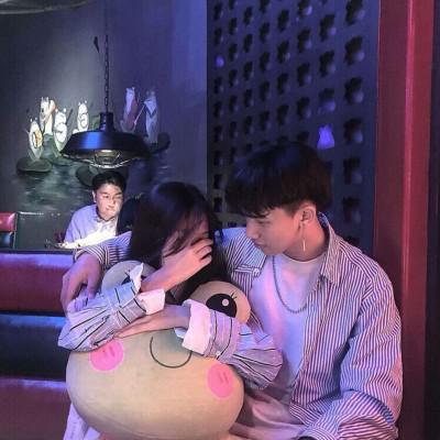 微信真人情侣头像非主流一对