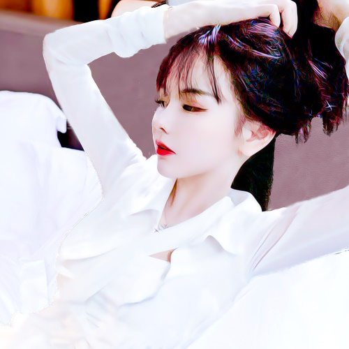 真人仙气飘飘唯美女生头像图片
