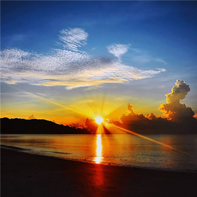 日出招财头像助转运