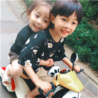 2025呆萌小孩情侣头像图片