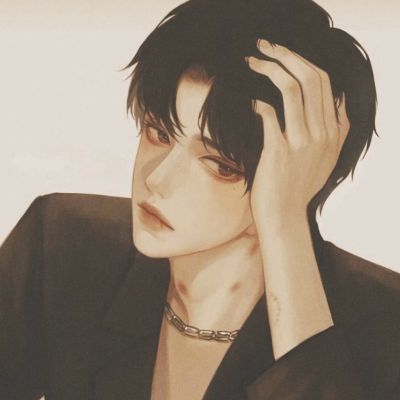 高颜值手绘男生头像