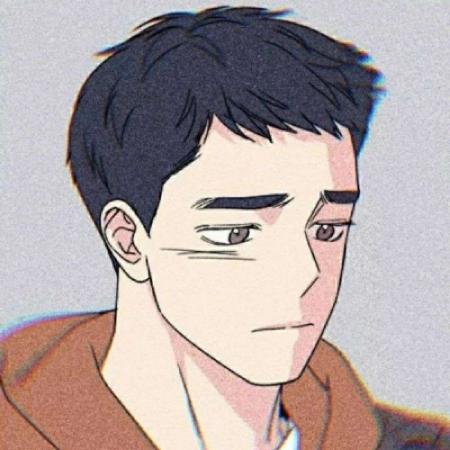超酷冷漠手绘男生头像