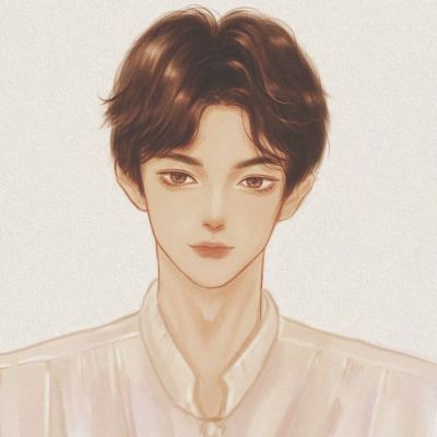 高颜值手绘男生头像
