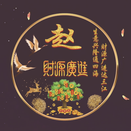 2025招财姓氏微信头像图片