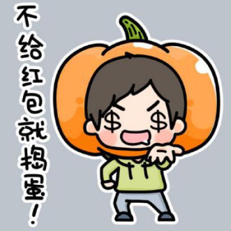 万圣节可爱情头一男一女图片