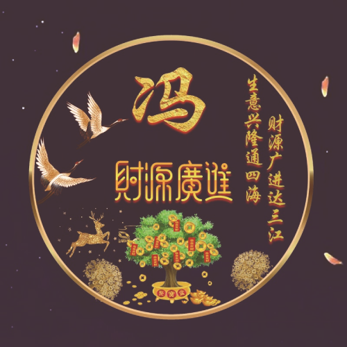 2025招财姓氏微信头像图片