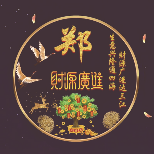 2025招财姓氏微信头像图片