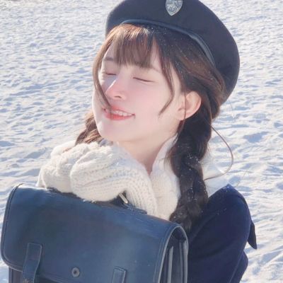 闺蜜头像冬天雪地
