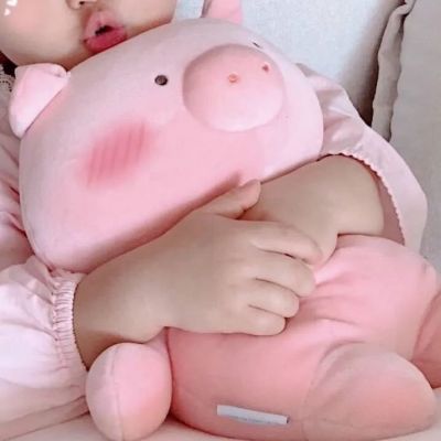 情侣头像无水印可爱小猪一左一右图片