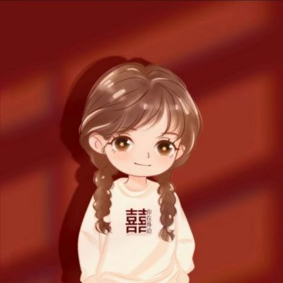可爱好玩一左一右卡通情侣头像图片