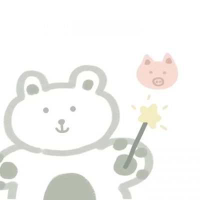 情侣头像无水印可爱小猪一左一右图片