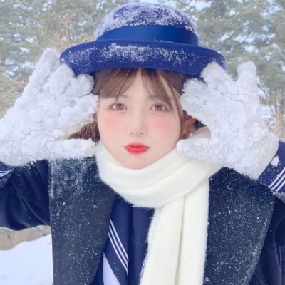 闺蜜头像冬天雪地