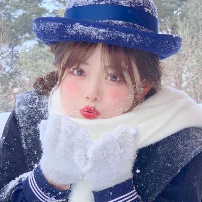 闺蜜头像冬天雪地