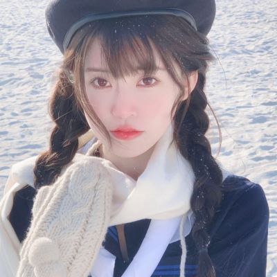 闺蜜头像冬天雪地