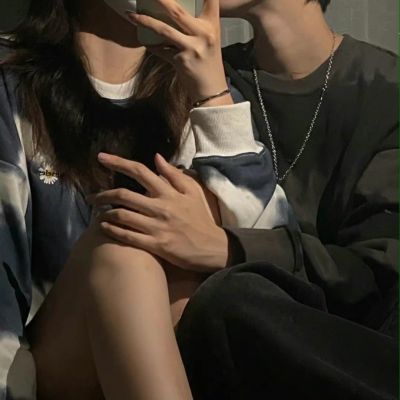 超级小众好看情侣头像图片真人