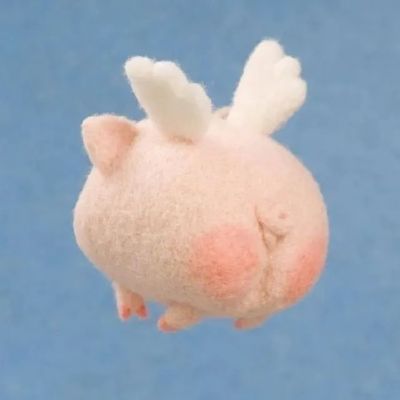 情侣头像无水印可爱小猪一左一右图片