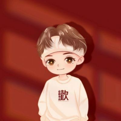 可爱好玩一左一右卡通情侣头像图片