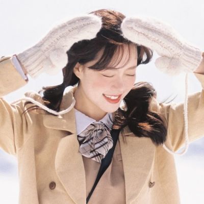 闺蜜头像冬天雪地