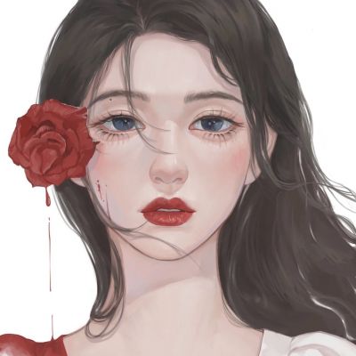 高冷御姐古风头像手绘女生高清图片