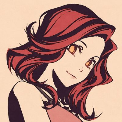 头像女生小众高级插画动漫复古图片