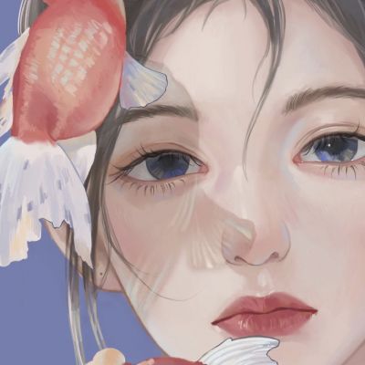 高冷御姐古风头像手绘女生高清图片