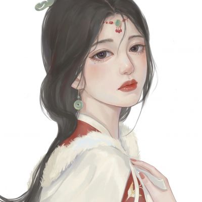 高冷御姐古风头像手绘女生高清图片
