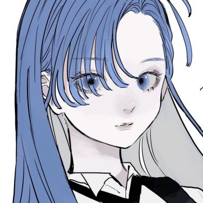 手绘女生小众头像高清动漫稀有图片