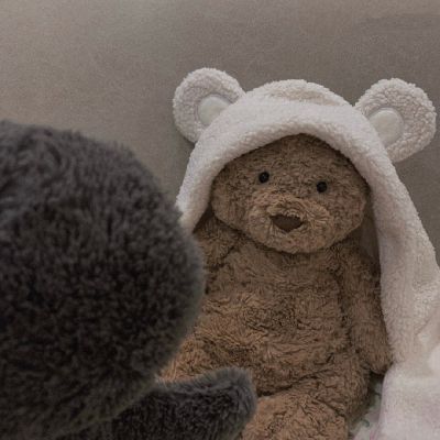 可爱小熊小企鹅玩偶情侣头像图片