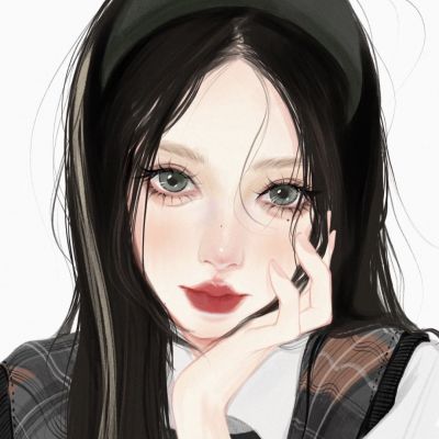 超酷的手绘动漫头像女生高清图片