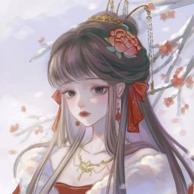 古风动漫女头唯美手绘优质图片