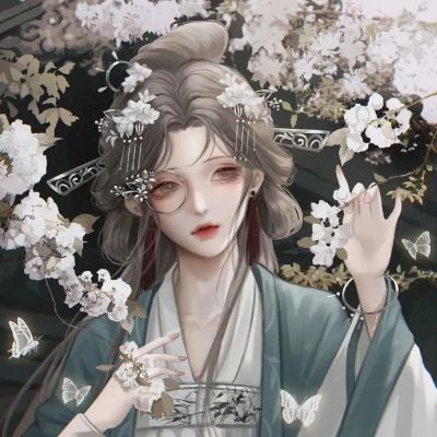 古风动漫女头唯美手绘优质图片