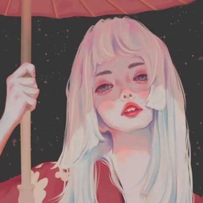 暗黑系丧女生头像动漫手绘超酷图片