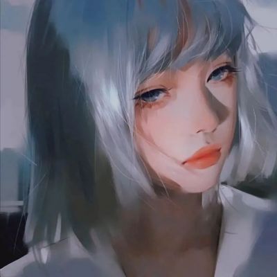 暗黑系丧女生头像动漫手绘超酷图片
