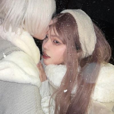 雪中浪漫情侣头像