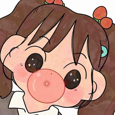 卡通闺蜜头像可爱手绘一对两张图片
