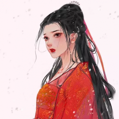 高清唯美手绘头像女生古风图片