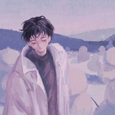 男生小众手绘氛围感高级文艺头像