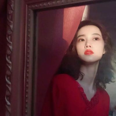 新年头像红色系女