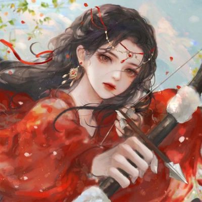 高清唯美手绘头像女生古风图片