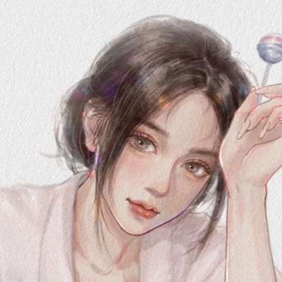 适合女生的插画头像